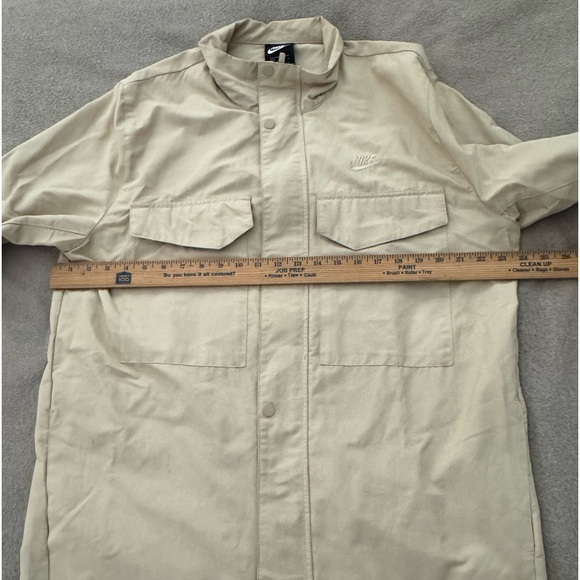Nike Men’s Sportswear Woven M65 Full-Zip Military Jacket Sand Large - Picture 10 of 13